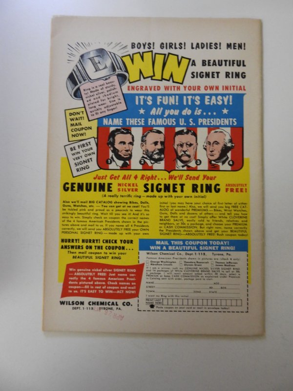 Strange Adventures #117 (1960) FN+ condition date stamp back cover