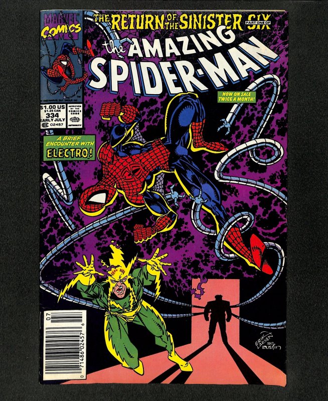 Amazing Spider-Man #334 Newsstand Variant