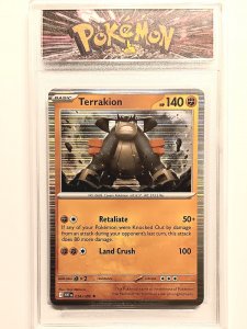 TERRAKION HOLO | SCARLET & VIOLET: WHITE FLARE #054/086 | ENCAPSULATED