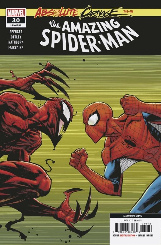 AMAZING SPIDER-MAN #30 2ND PTG OTTLEY VARIANT AC