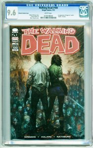 The Walking Dead #100 Cover B (2012) CGC 9.6! small crack bottom of slab