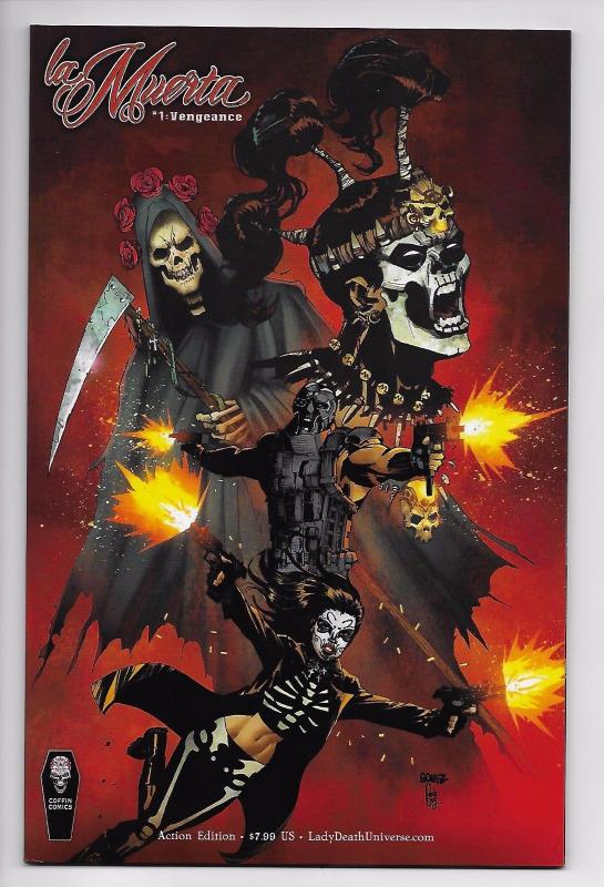 La Muerta Vengeance #1 - Action Edition (Coffin, 2017) - NM