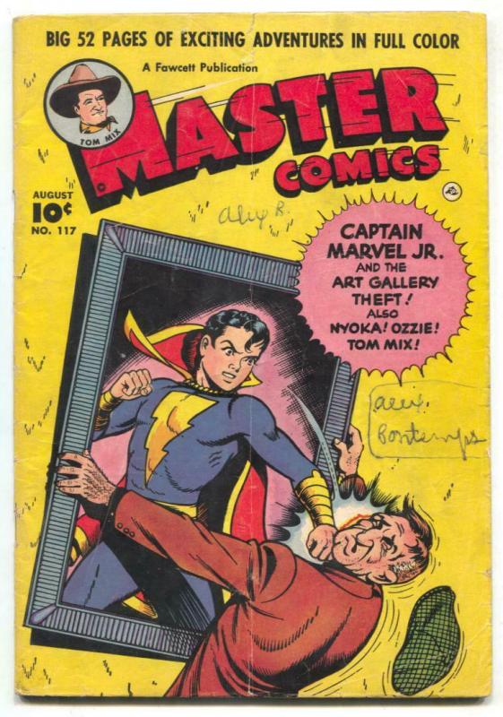 Master Comics #117 1950- Tom Mix- Captain Marvel Jr