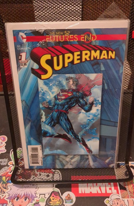 Superman: Futures End 3D Cover (2014)