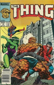 Thing, The #5 (Newsstand) FN ; Marvel | Spider-Man She-Hulk Wonder Man