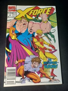 X-Force #5 NM- Newsstand Rob Liefeld Marvel Comics c299