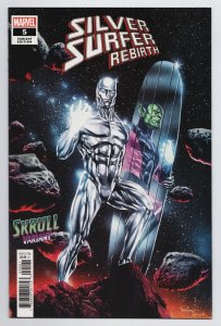 Silver Surfer Rebirth #5 Suayan Skrulls Variant (Marvel, 2022) VF/NM 