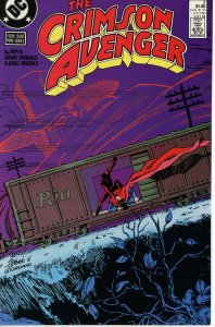 Crimson Avenger Complete Set 1 2 3 4  9.0 (our highest grade)  1988  Roy Thomas