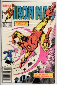 Iron Man #187 Newsstand Edition (1984) 9.2 NM-