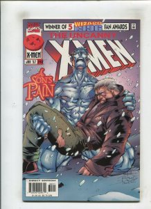 UNCANNY X-MEN #340 (9.0)  A SON'S PAIN!! 1997