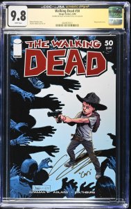 Walking Dead #50 (6/08) signed by Chandler Riggs Graded CGC 9.8