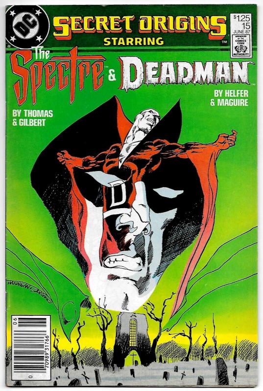 Secret Origins #15 Spectre & Deadman  (DC, 1987) VG