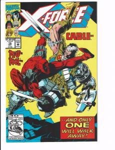 X-Force # 15 NM Marvel Comic Book Deadpool Vs. Cable X-Men Wolverine Domino J81