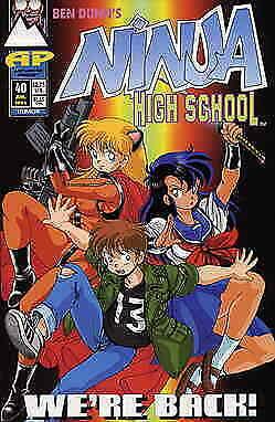 Ninja High School #40 VF/NM; Malibu | save on shipping - details inside