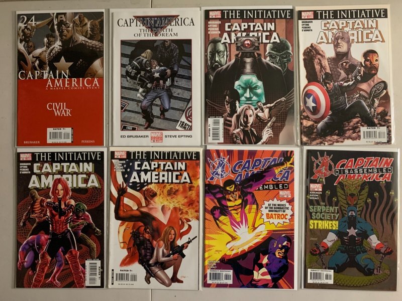 Captain America 5th series comics lot #12-638 + special 50 diff (2005-12)