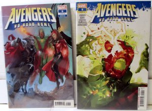 Avengers No Road Home Lot 2 #6 B, 9 2019 Marvel 9.4 Variant Scarlet Witch Comics