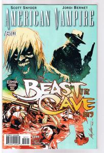 AMERICAN VAMPIRE #21, NM, Cave Beast, Vertigo, 2010, 1st printing, more in store