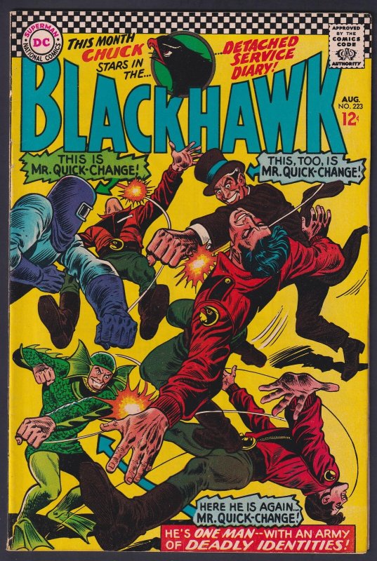 Blackhawk 223 (1966) VF Silver Age DC Comics