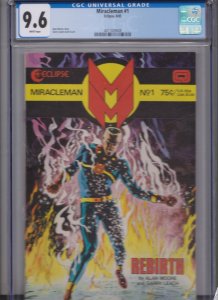 Miracleman #1 CGC 9.6  WHITE PAGES (1985) KEY ISSUE / BRAND NEW SLAB