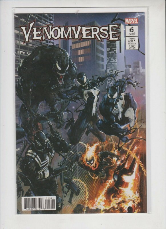 VENOMVERSE #5 2017  MARVEL / CRAIN VARIANT EDITION / UNREAD / NM +