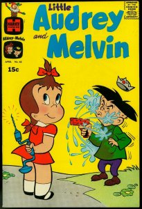 LITTLE AUDREY AND MELVIN COMICS #45 1970-WATER GUN PRANK VF