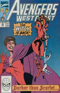 Avengers West Coast #56 FN ; Marvel | Scarlet Witch John Byrne