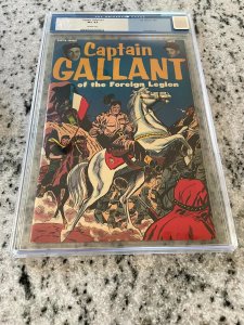 Captain Gallant # 1 CGC Graded VF+ 8.5 U.S. Pictorial Comic Book 1955 Crabbe JH6