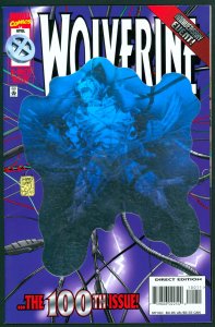 Wolverine 100 NM- 9.2 Hologram Cover Marvel 1996