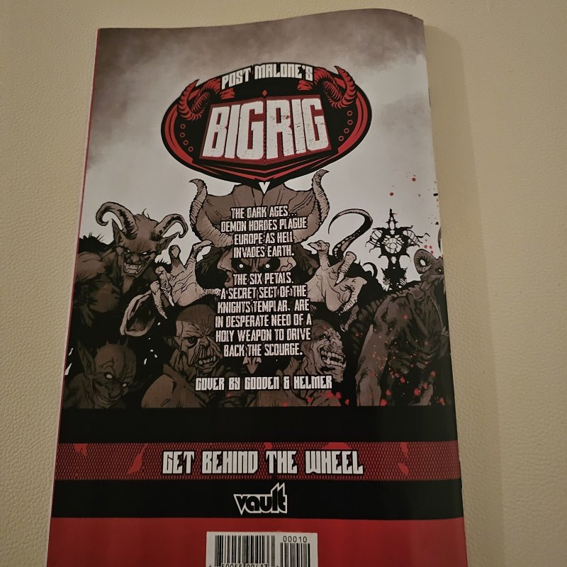 FCBD 2025 Post Malone's BigRig 0 Like Ghost Rider with 10 Wheeler 6 Petals