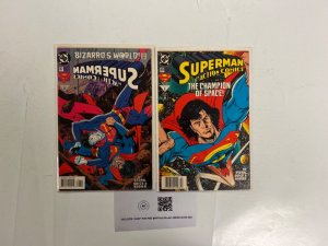 2 Superman DC Comic Books # 696 697 Flash Robin Batman Wonder Woman 81 RC22
