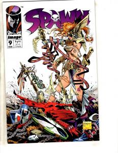 Spawn # 9 NM Image Comic Book 1st Angela Appearance McFarlane Gaiman CR31