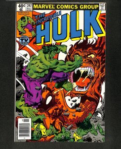 Incredible Hulk (1962) #247 Newsstand Variant