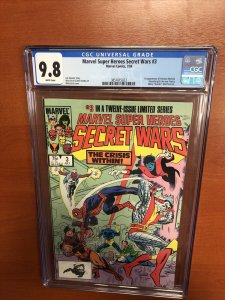 Marvel Super Heroes Secret Wars (1984) #3 (CGC 9.8 WP) 1st App Of Titania