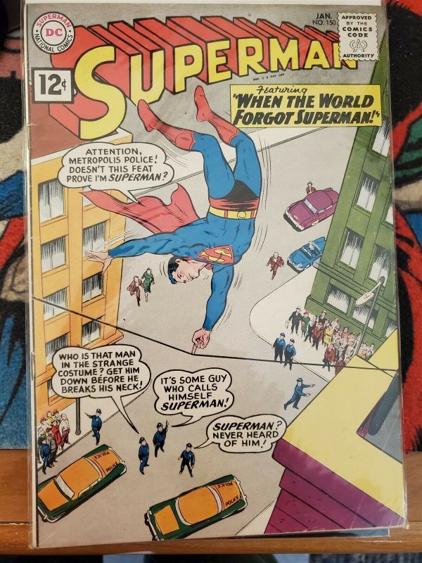 Superman #150 (DC,1962) Condition FN/VF-