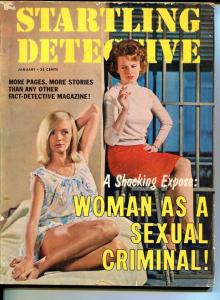 STARTLING DETECTIVE-JAN 1965-FN-SPICY-MURDER-RAPE-KIDNAP-FORBIDDEN LOVE FN