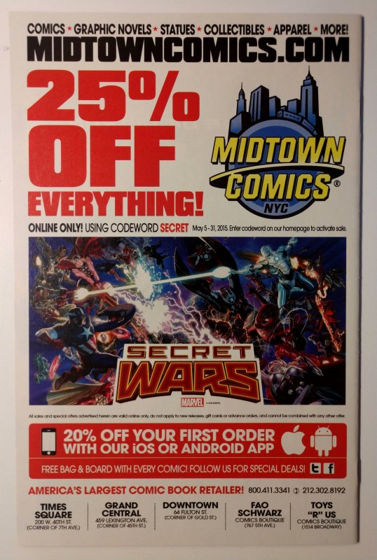 Old Man Logan #1 (9.4, 2015) Incentive Andrea Sorrentino Variant