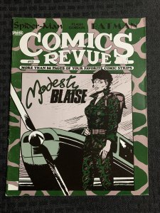1990 COMICS REVUE Magazine #53 FN 6.0 Modesty Blaise / Spider-Man / Batman