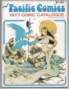 PACIFIC COMICS 1977 COMIC Catalogue, VF/NM, Frank Frazetta cover