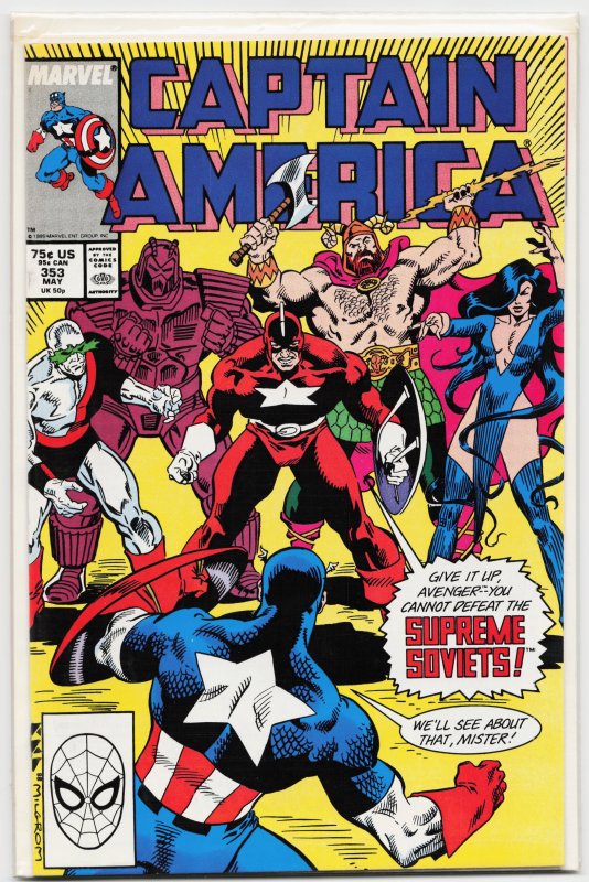 Captain America #353 (1989) Captain America