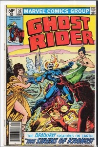 Ghost Rider #52 Newsstand Edition (1980) Ghost Rider