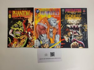 3 Comics #2 Phantom + #2 Primortals + #1 Predator Magnvs Robot Fighter   18 TJ9