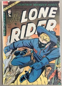 The Lone Rider #21 (1954, Ajax-Farrell) Low Grade. Taped Cover