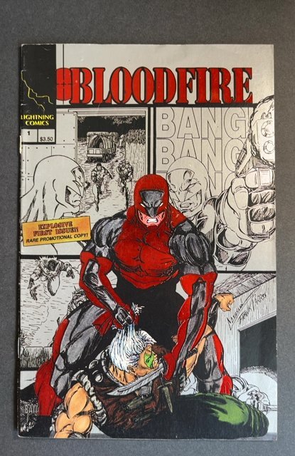 Bloodfire #1 (1993) rare promotional copy!