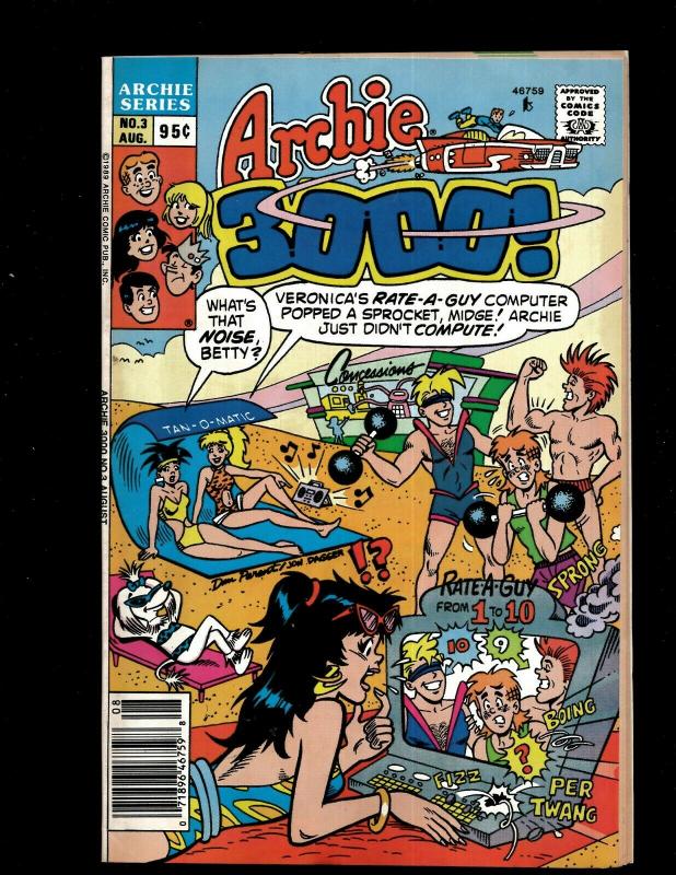 Lot Of 11 Mixed Archie Comics Faculty Funnies, R/C Adventures, 3000 WS7