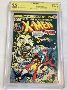 X-Men #94 (1975) CBCS 5.5 - Signed by Stan Lee - New X-Men Series Begins