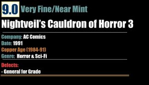 Nightveil's Cauldron of Horror 3 (1991) VF/NM AC Comics