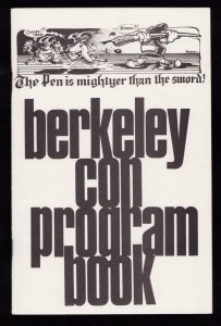 Berkeley Con Program Book 1973 - Art by Rick Griffin + Betty Boop (8.0/8.5)