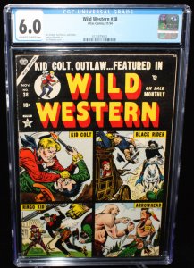 Wild Western #38 - Joe Maneely Cover - CGC Grade 6.0 - 1954
