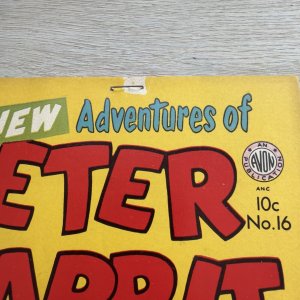 THE NEW ADVENTURES OF PETER RABBIT #16  1953 Avon
