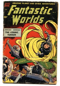 FANTASTIC WORLDS #6 1952-STANDARD-ALEX TOTH-Golden-Age sci-fi/horror